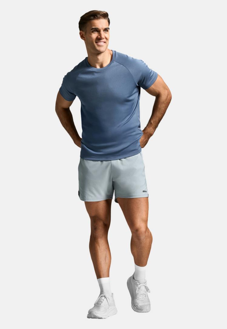 2XU 2XU Aero Mesh Tee Funktionsshirt Herren - indigo-black reflective - 5 | SportScheck