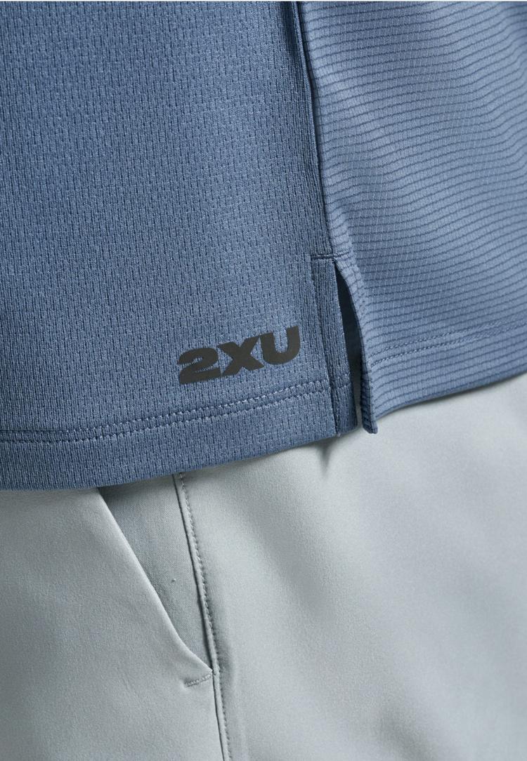 2XU 2XU Aero Mesh Tee Funktionsshirt Herren - indigo-black reflective - 7 | SportScheck
