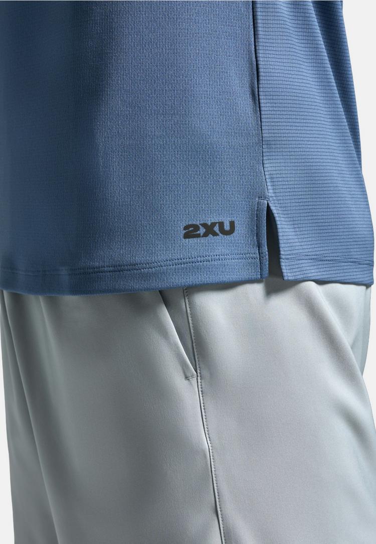 2XU 2XU Aero Mesh Tank Funktionsshirt Herren - indigo-black reflective - 5 | SportScheck