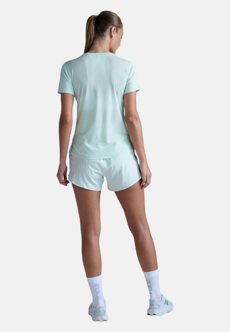 2XU 2XU Aero Mesh Tee Funktionsshirt Damen - mint dust-mint reflective - 2 | SportScheck