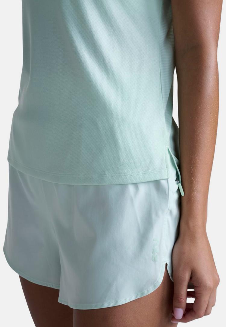 2XU 2XU Aero Mesh Tee Funktionsshirt Damen - mint dust-mint reflective - 5 | SportScheck