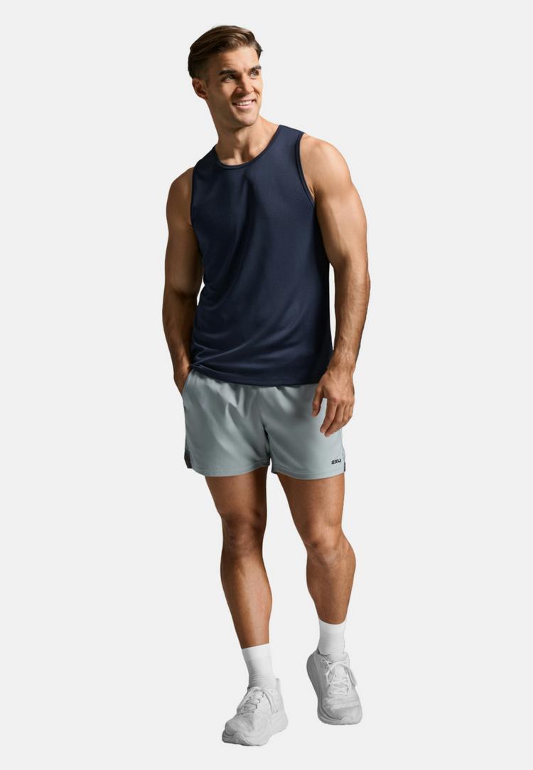 2XU 2XU Aero Mesh Tank Funktionsshirt Herren - midnight-silver reflective - 2 | SportScheck