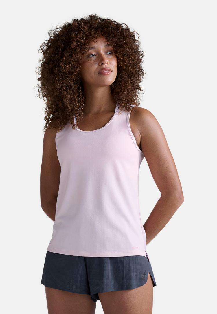 2XU 2XU Aero Mesh Singlet Funktionsshirt Damen - pink frost-pinkfrostreflective - 3 | SportScheck