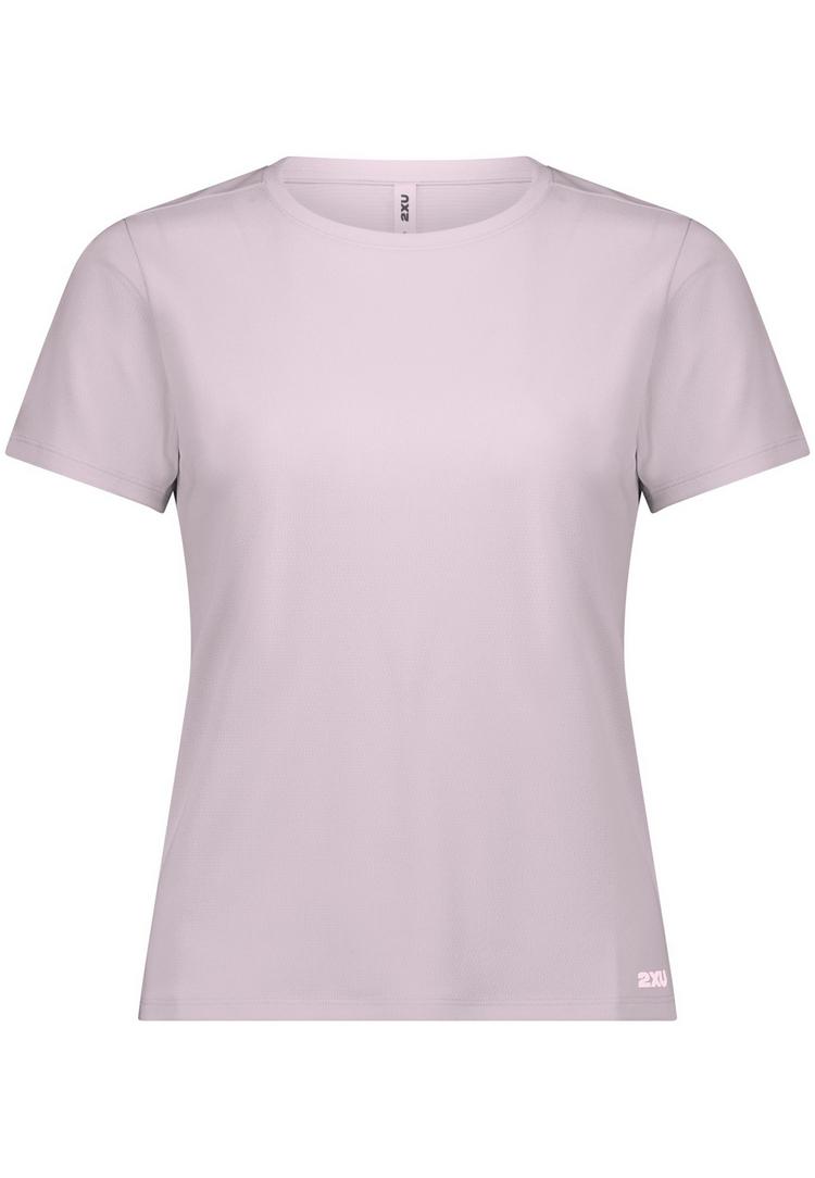 2XU 2XU Aero Mesh Tee Funktionsshirt Damen - pink frost-pinkfrostreflective - 0 | SportScheck