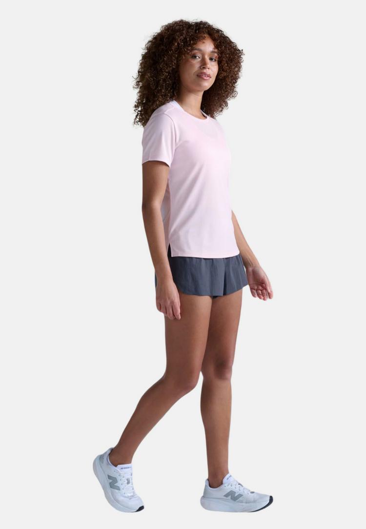 2XU 2XU Aero Mesh Tee Funktionsshirt Damen - pink frost-pinkfrostreflective - 0 | SportScheck