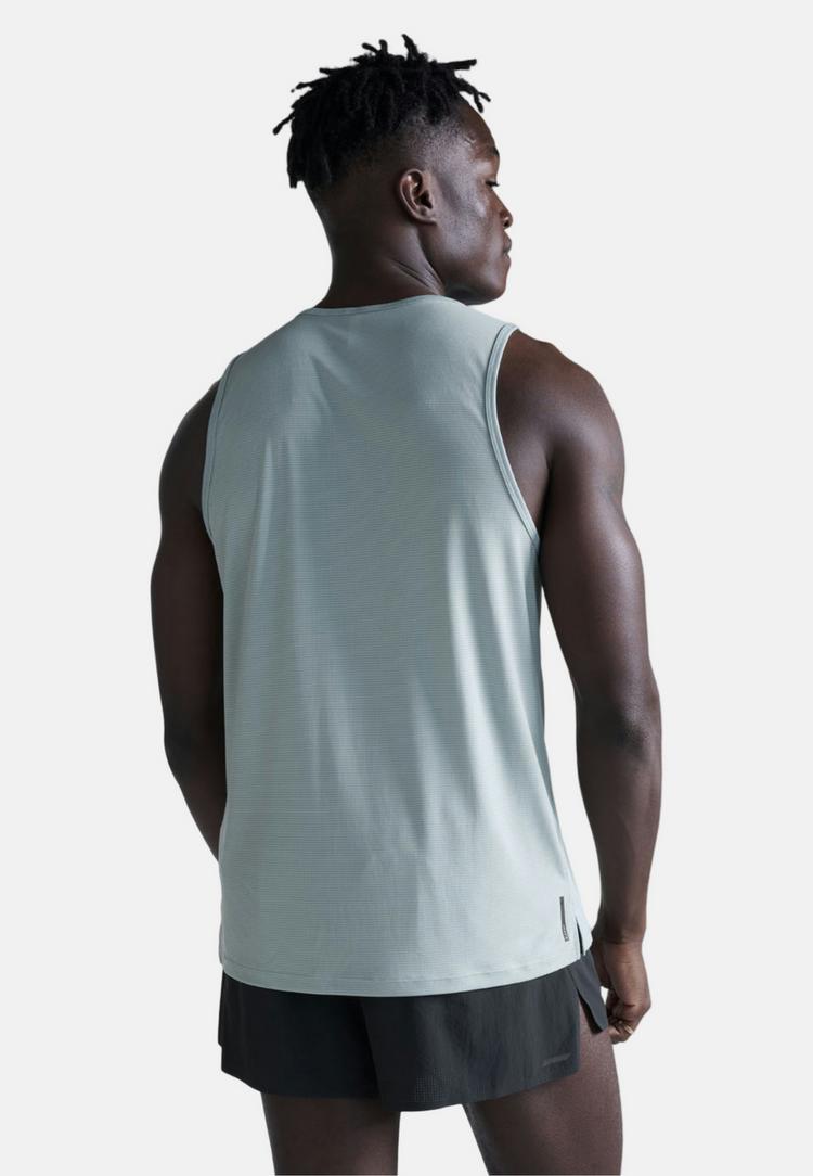 2XU 2XU Aero Mesh Tank Funktionsshirt Herren - smoke blue-black reflective - 4 | SportScheck