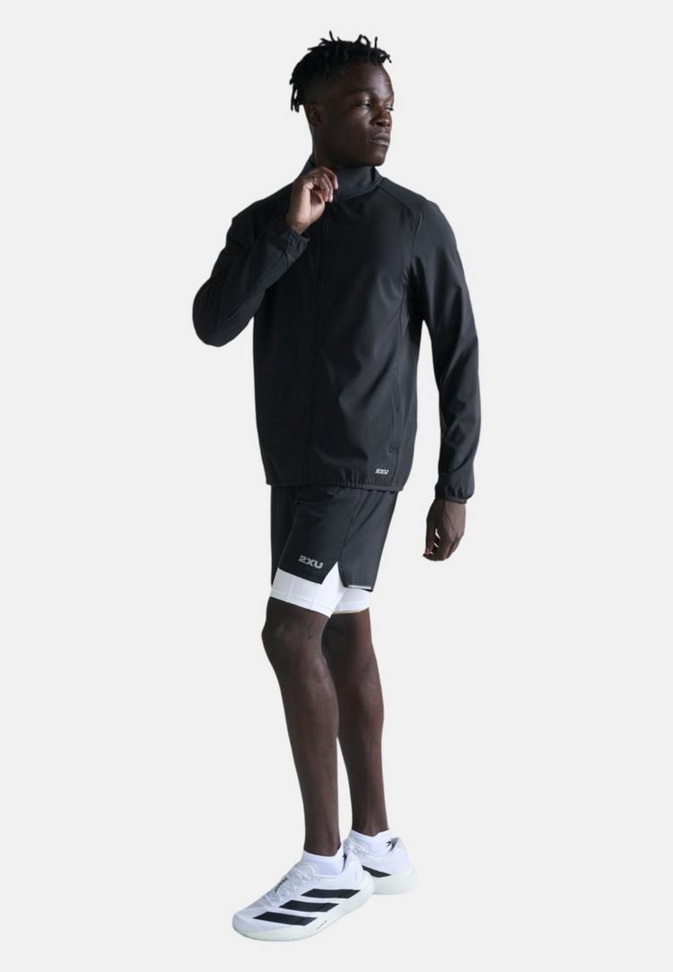 2XU 2XU Aero Jacket Laufjacke Herren - black-silver reflective - 1 | SportScheck