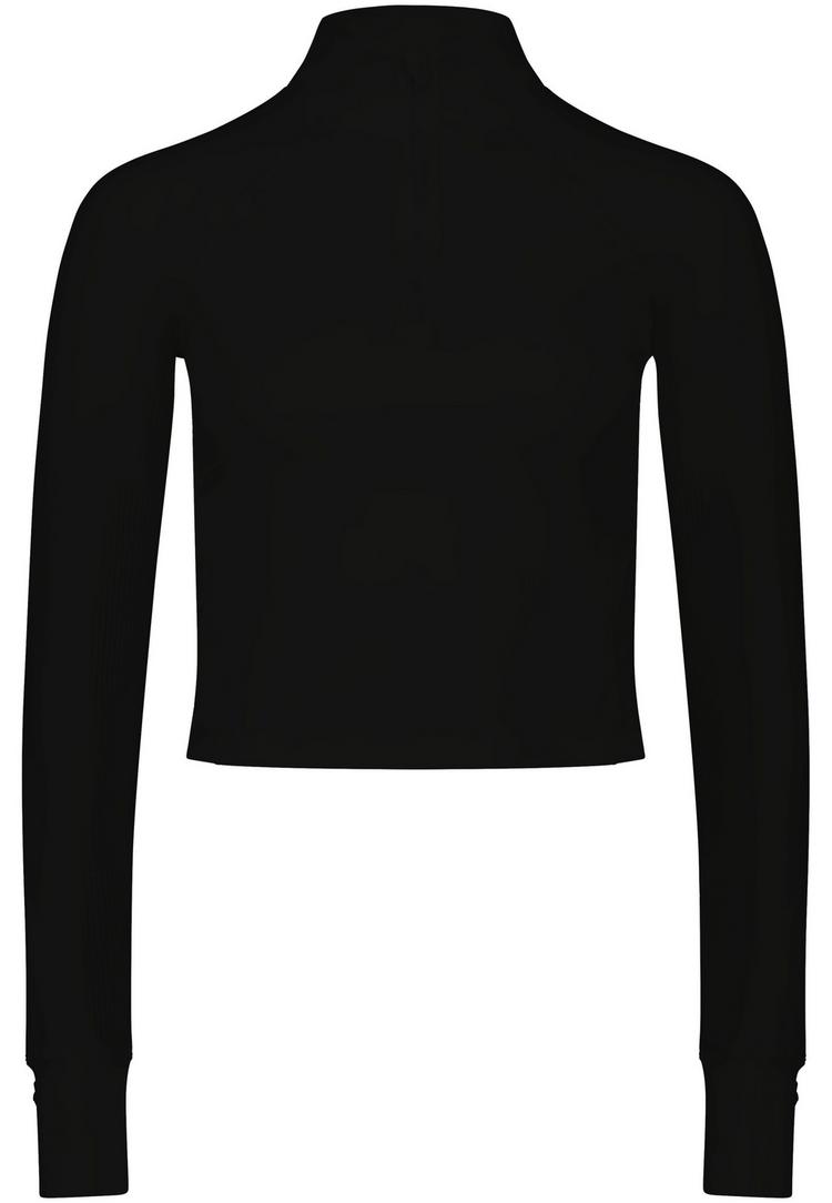 2XU 2XU Womens Aero Waffle 1/2 Zip Funktionsshirt Damen - black-silver reflective - 0 | SportScheck