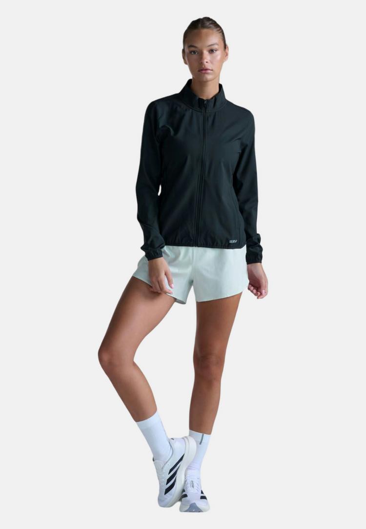 2XU 2XU Aero Jacket Laufjacke Damen - black-silver reflective - 0 | SportScheck