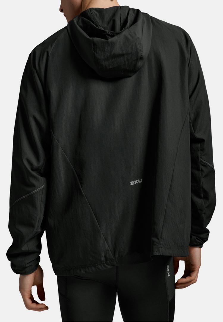 2XU 2XU Aero Hex Windbreaker Windbreaker Herren - black-silver reflective - 4 | SportScheck