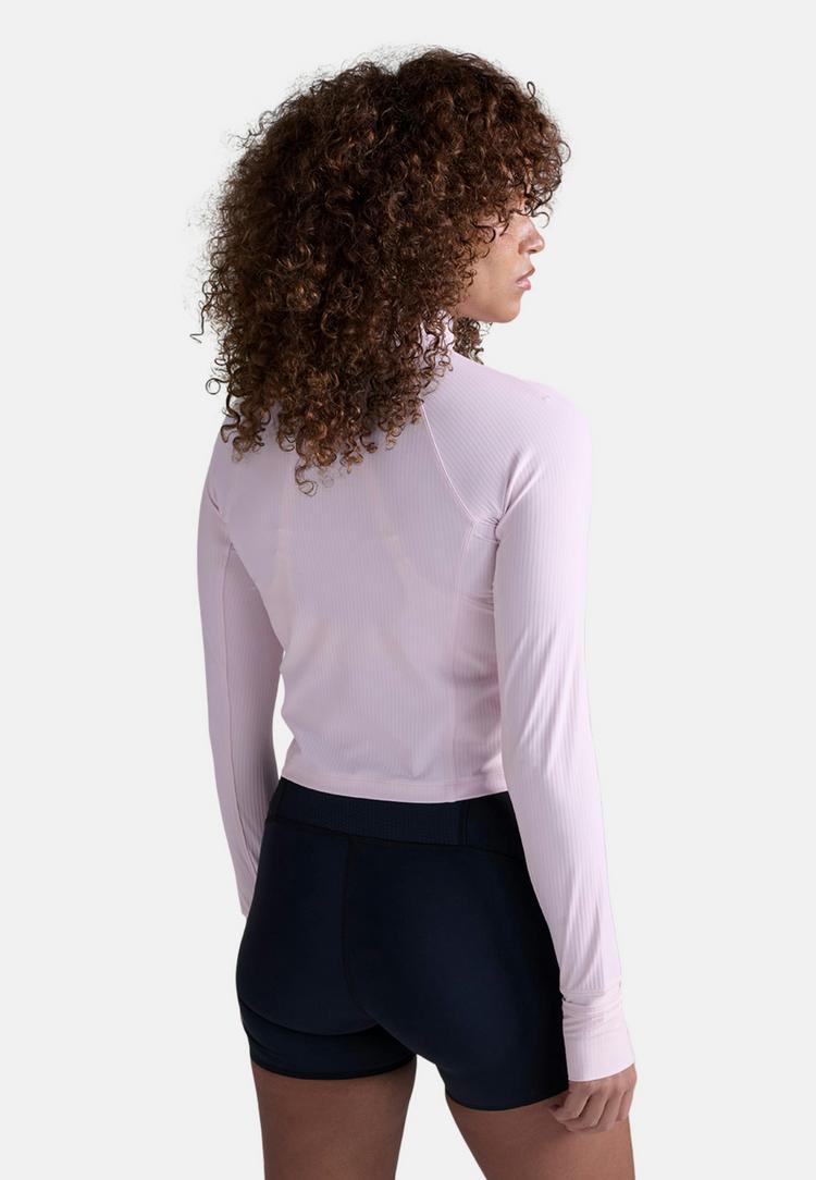 2XU 2XU Womens Aero Waffle 1/2 Zip Funktionsshirt Damen - pink frost-pink reflective - 7 | SportScheck