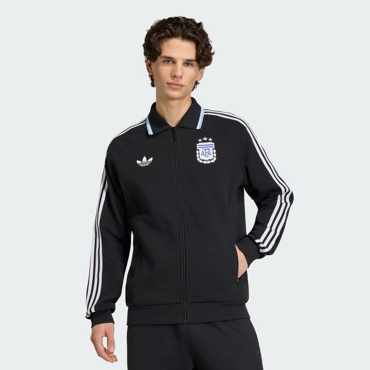 adidas adidas Argentinien Anthem Ausw&auml;rtsjacke Trainingsanzug Herren - Black - 0 | SportScheck