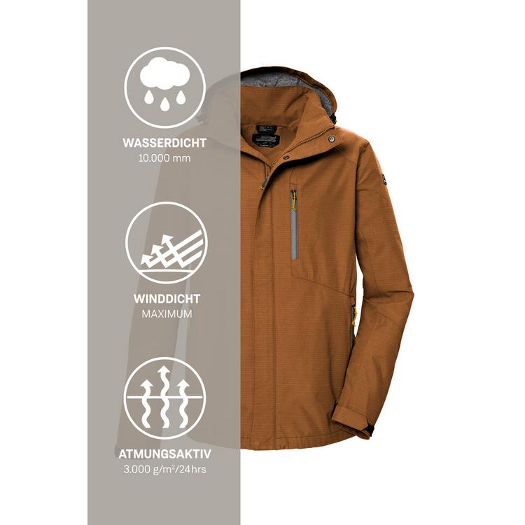 KILLTEC KILLTEC KOS 256 Funktionsjacke Herren - Braun5937 - 4 | SportScheck