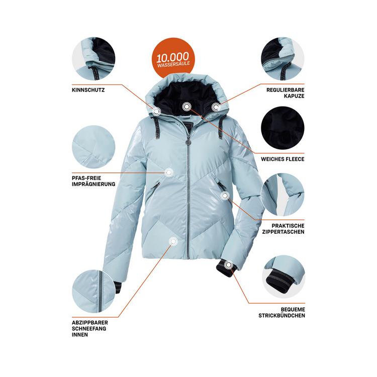 KILLTEC KILLTEC KSW 113 WMN SKI QLTD JCKT Skijacke Damen - Kristallblau - 3 | SportScheck