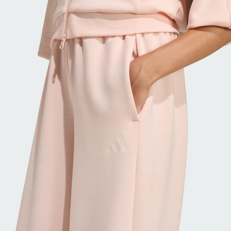 adidas adidas FUTURE ICONS 3-STREIFEN HOSE MIT WEITEM Stoffhose Kinder - Blush Pink / Pink Tint - 0 | SportScheck