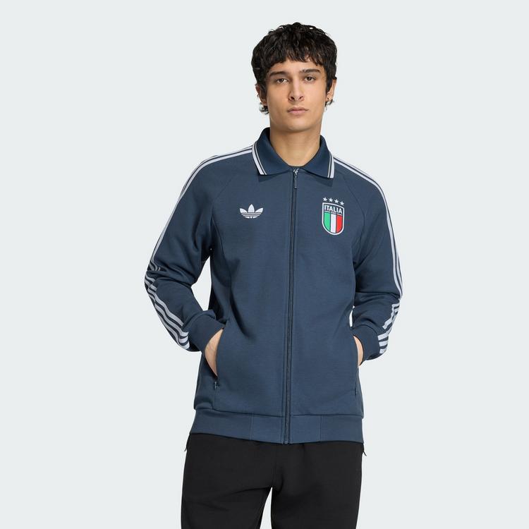 adidas adidas Italien Anthem Ausw&auml;rtsjacke Trainingsanzug Herren - Night Marine - 0 | SportScheck