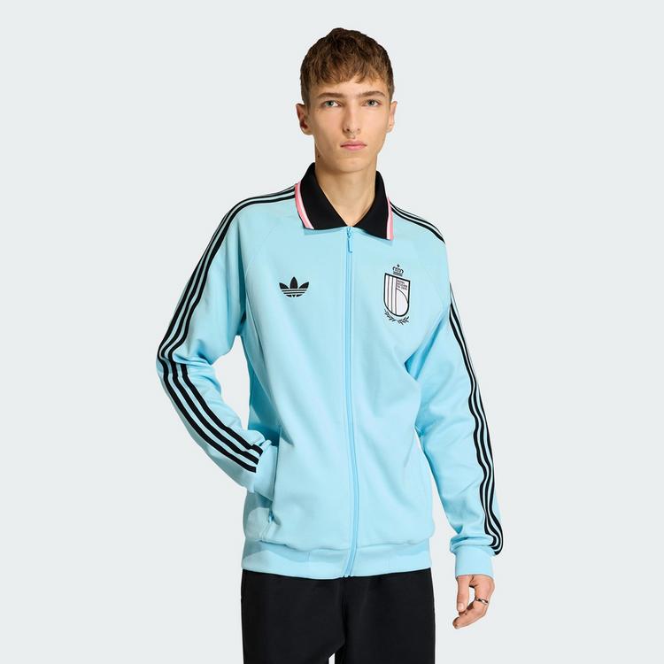 adidas adidas Belgien Anthem Ausw&auml;rtsjacke Trainingsanzug Herren - Frozen Blue - 0 | SportScheck