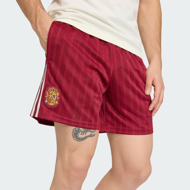 adidas adidas Spanien Originals Shorts Fu&szlig;ballshorts Herren - Team Coll Burgundy 2 - 0 | SportScheck