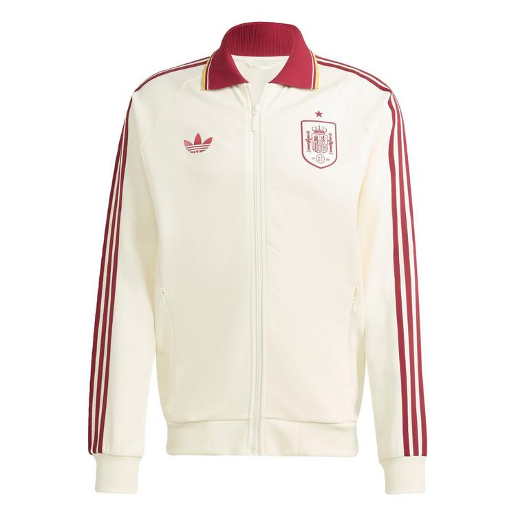 adidas adidas Spanien Anthem Ausw&auml;rtsjacke Trainingsanzug Herren - Off White - 0 | SportScheck