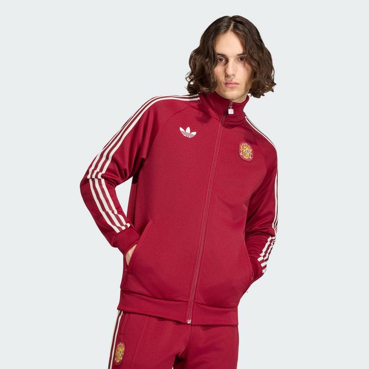 adidas adidas Spanien Originals Jacke Funktionsjacke Herren - Team Coll Burgundy 2 - 0 | SportScheck