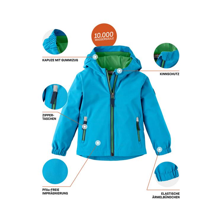 first instinct by killtec first instinct by killtec FIOS 10 Softshelljacke Kinder - Azurblau282 - 3 | SportScheck