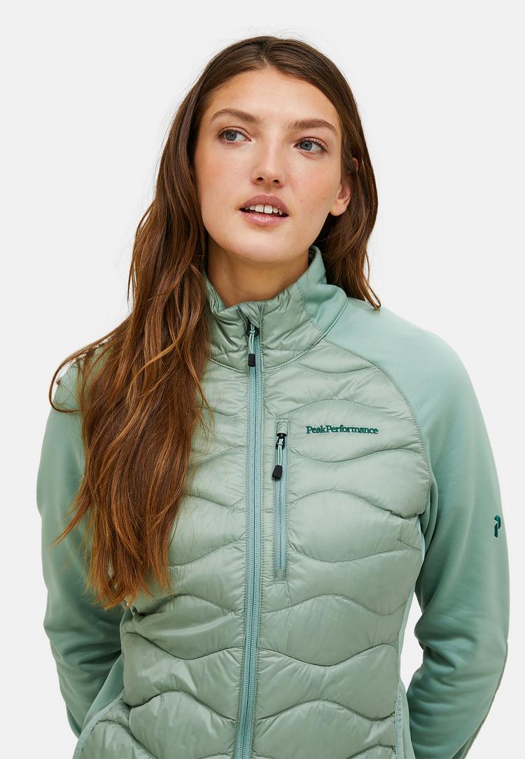 Peak Performance Peak Performance W Helium Down Hybrid Jacket Trainingsjacke Damen - SALBEI - 2 | SportScheck