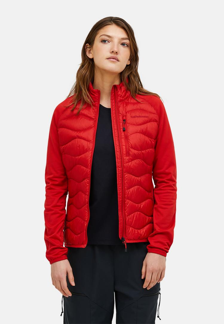 Peak Performance Peak Performance W Helium Down Hybrid Jacket Trainingsjacke Damen - HIMBEERE - 1 | SportScheck