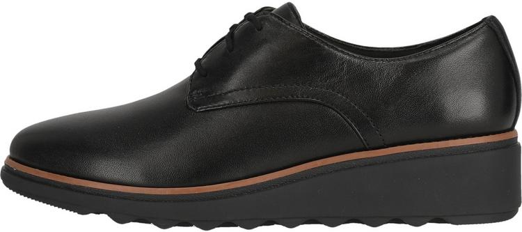 Clarks Clarks Sharon Rae Sneaker Damen - 1216 Black Leather - 0 | SportScheck