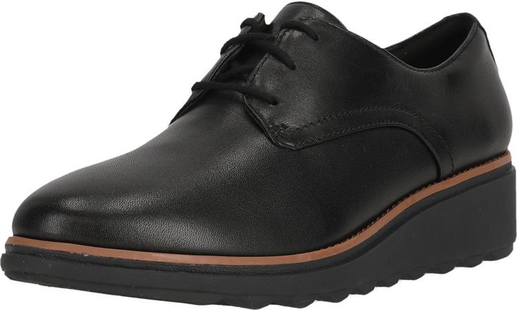 Clarks Clarks Sharon Rae Sneaker Damen - 1216 Black Leather - 0 | SportScheck