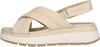 Clarks Tuscan Sandalen Damen - 1227 Cream Leather