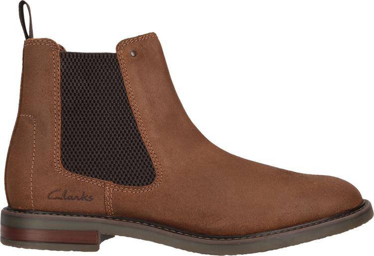 Clarks Clarks Jaxen Easy Stiefel Herren - 1224 Cola Suede - 0 | SportScheck