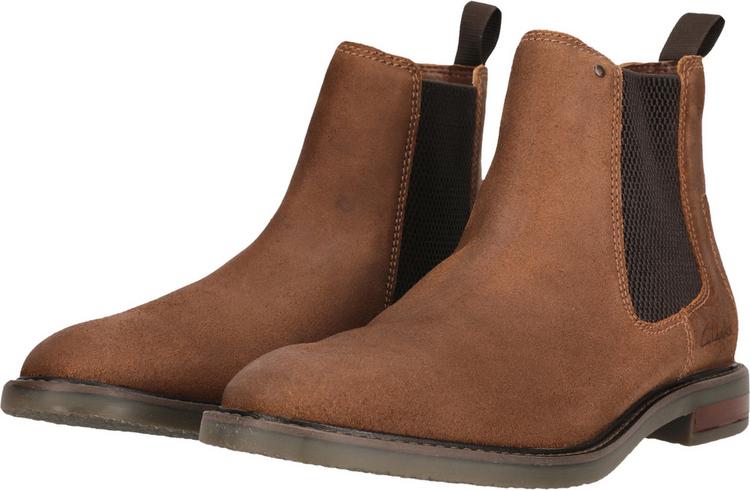 Clarks Clarks Jaxen Easy Stiefel Herren - 1224 Cola Suede - 1 | SportScheck