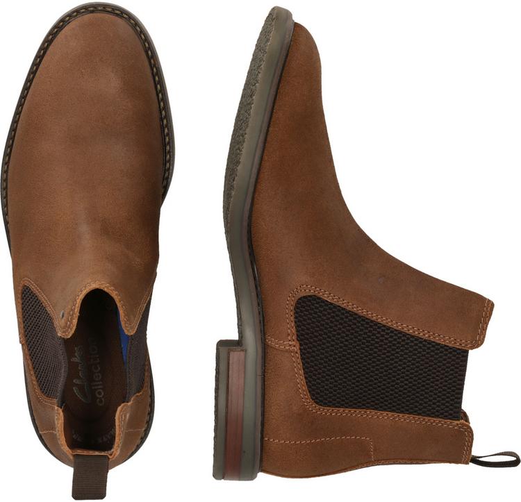 Clarks Clarks Jaxen Easy Stiefel Herren - 1224 Cola Suede - 2 | SportScheck