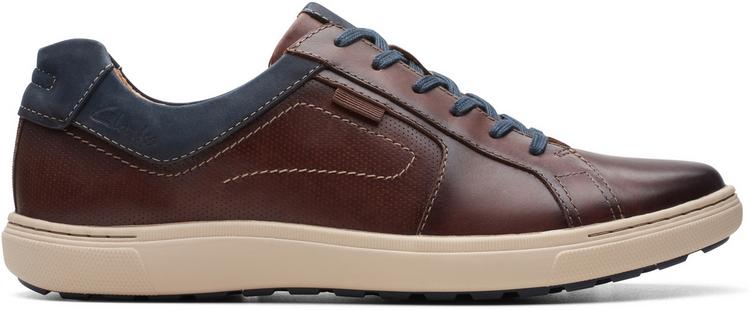 Clarks Clarks Mapstone Sneaker Herren - 5249 Mahogany Leather - 0 | SportScheck