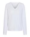 Falke Pima Jersey V-Neck LS T-Shirt Damen - white (2000)