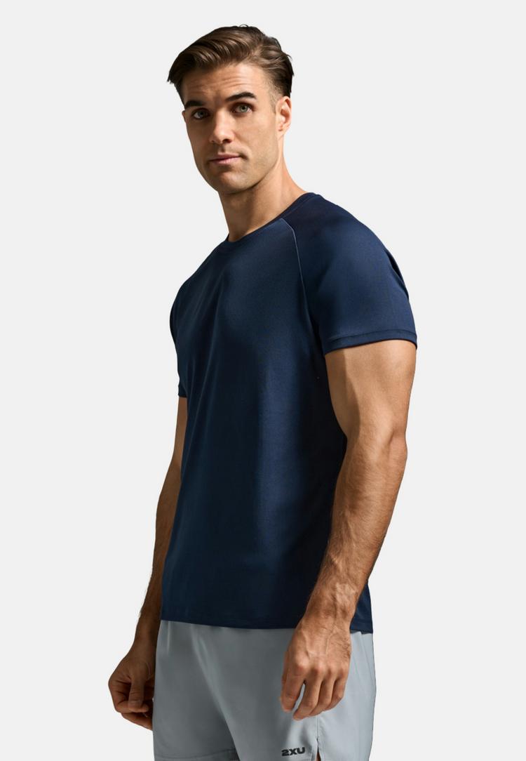2XU 2XU Aero Mesh Tee Funktionsshirt Herren - midnight-silver reflective - 0 | SportScheck