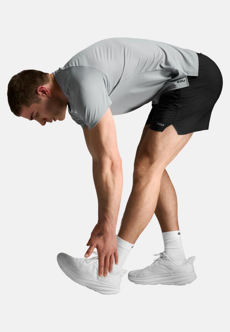 2XU 2XU Aero Mesh Tee Funktionsshirt Herren - weathervane-black reflective - 3 | SportScheck