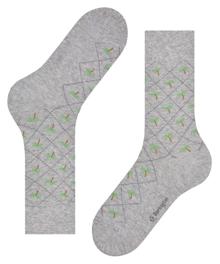 Burlington Burlington Palm tree SO Socken Herren - storm grey (3820) - 2 | SportScheck