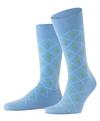 Burlington Palm tree SO Socken Herren - sky blue (6876)