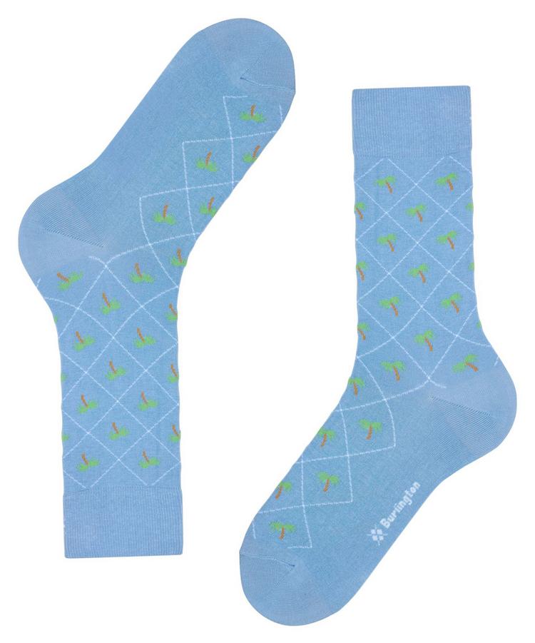 Burlington Burlington Palm tree SO Socken Herren - sky blue (6876) - 2 | SportScheck