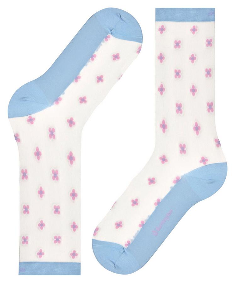 Burlington Burlington Daisy Days SO Socken Damen - crystal blue (6406) - 2 | SportScheck