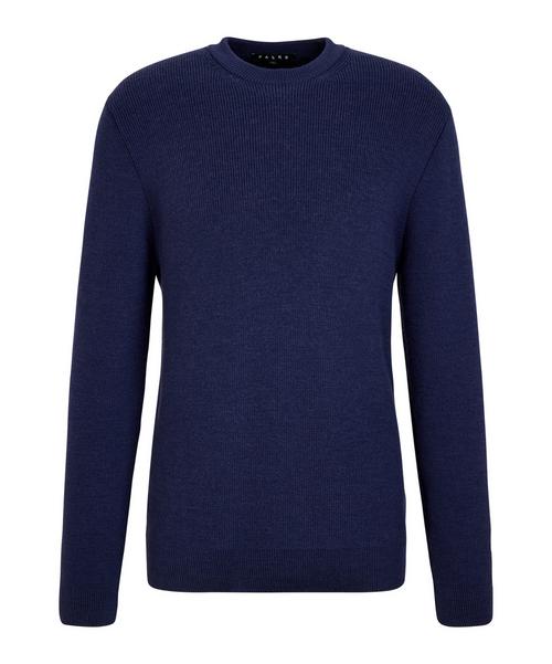 Falke Half Cardigan Crew Neck Strickpullover Herren