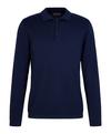 Falke Cotton Polo LS Poloshirt Herren - night sky (6437)