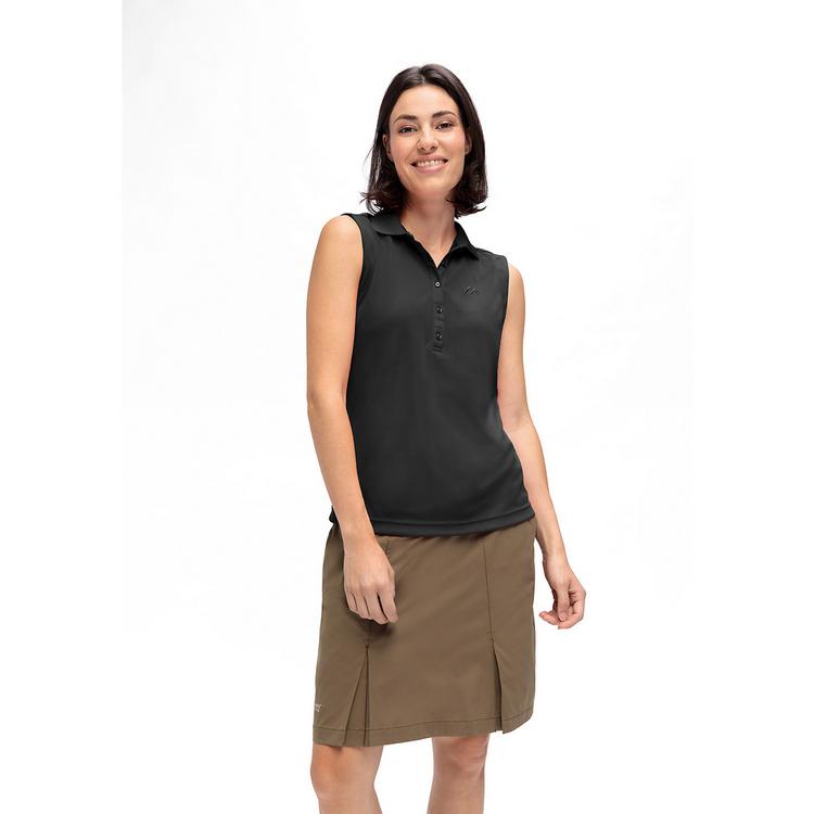 Maier Sports Maier Sports Ulrike Sleeveless Poloshirt Damen - Schwarz01100 - 13 | SportScheck