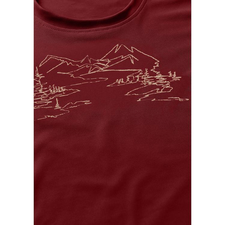 Maier Sports Maier Sports Wilma Print T-Shirt Damen - Rot4541 - 4 | SportScheck