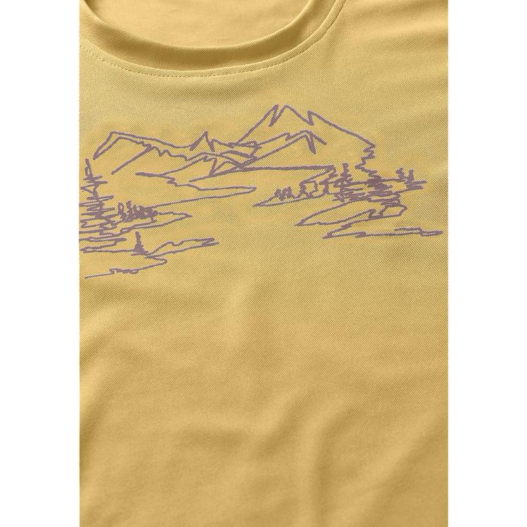 Maier Sports Maier Sports Wilma Print T-Shirt Damen - Gelb7010 - 1 | SportScheck