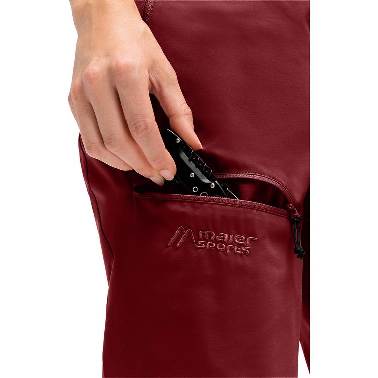 Maier Sports Maier Sports Lulaka Capri Loop Funktionsshorts Damen - Rot4541 - 10 | SportScheck