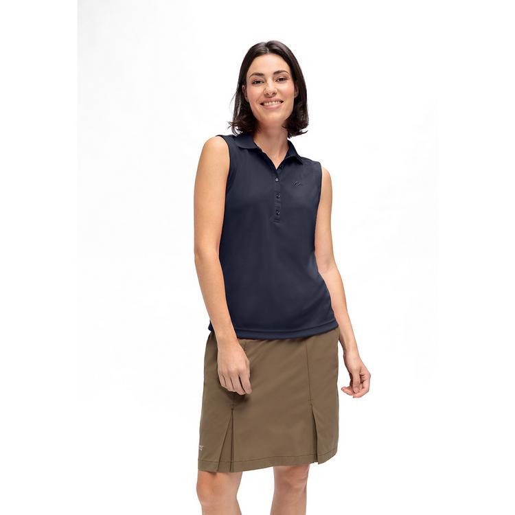 Maier Sports Maier Sports Ulrike Sleeveless Poloshirt Damen - Marine3272 - 11 | SportScheck