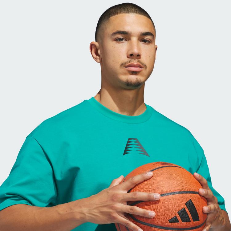 adidas adidas ANTHONY EDWARDS BELIEVE THAT T-SHIRT Basketball Shirt Herren - Equipment Green - 0 | SportScheck