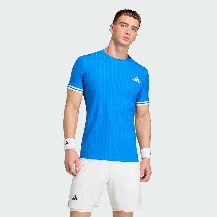 adidas adidas Tennis Climacool Freelift T-Shirt Pro T-Shirt Herren - Glow Blue - 0 | SportScheck